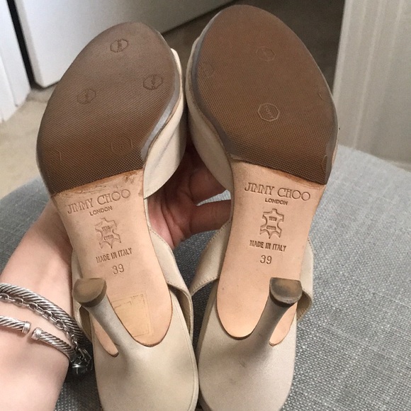 Jimmy Choo sandal Nude 39( LABOR DATE SPECIAL!!) - Picture 3 of 5